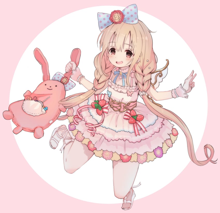 futaba anzu (idolmaster and 2 more) drawn by greatpengh