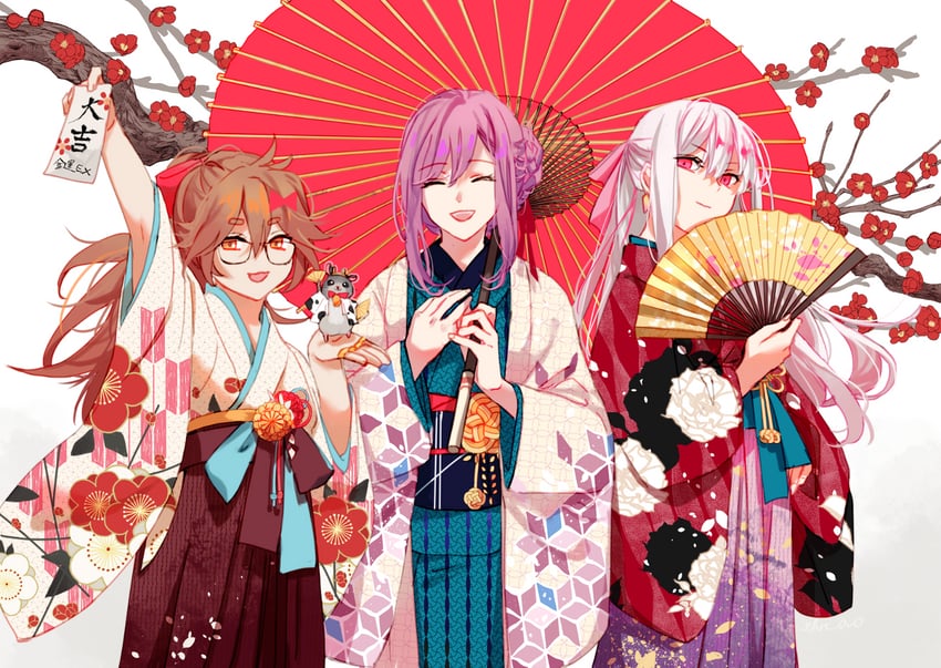 kama, parvati, jinako carigiri, and ganesha (fate and 1 more) drawn by sakuramochi1003