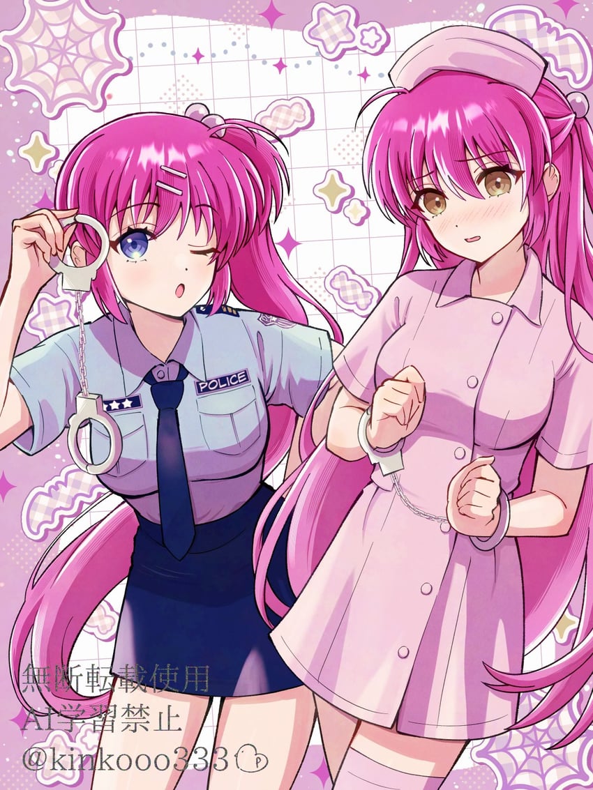 saigusa haruka and futaki kanata (little busters!) drawn by piyo_(kinkooo333)