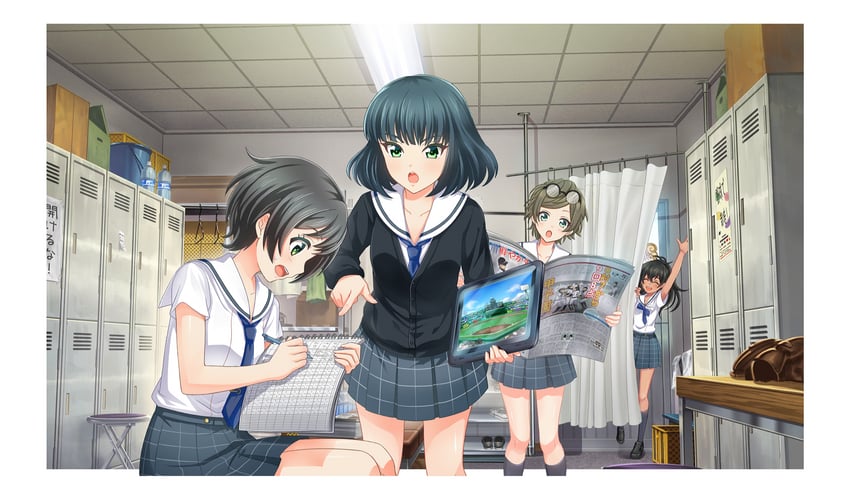 kawakita tomoe, suzuki waka, nakano ayaka, and akino komugi (cinderella series and 1 more)