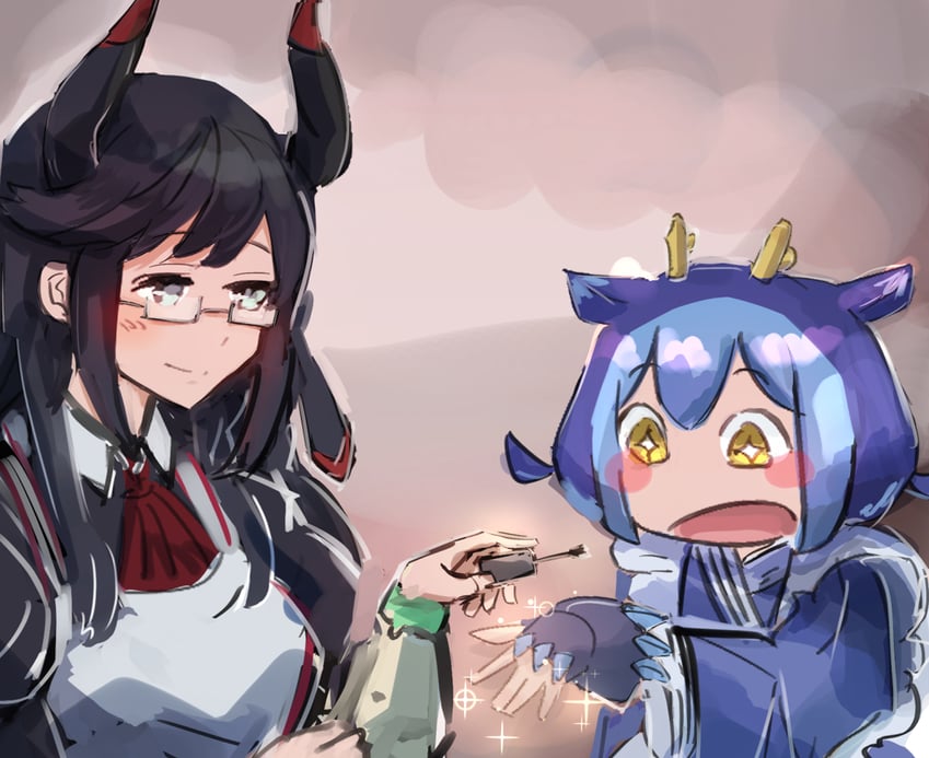 laundry dragonmaid and house dragonmaid (yu-gi-oh!) drawn by hatano_kiyoshi