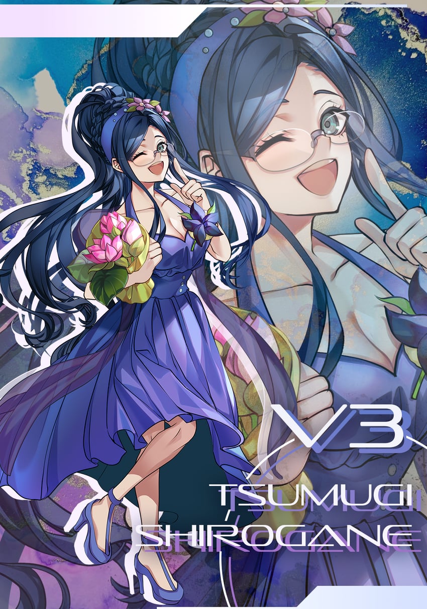 shirogane tsumugi (danganronpa and 1 more) drawn by nota_sayaka