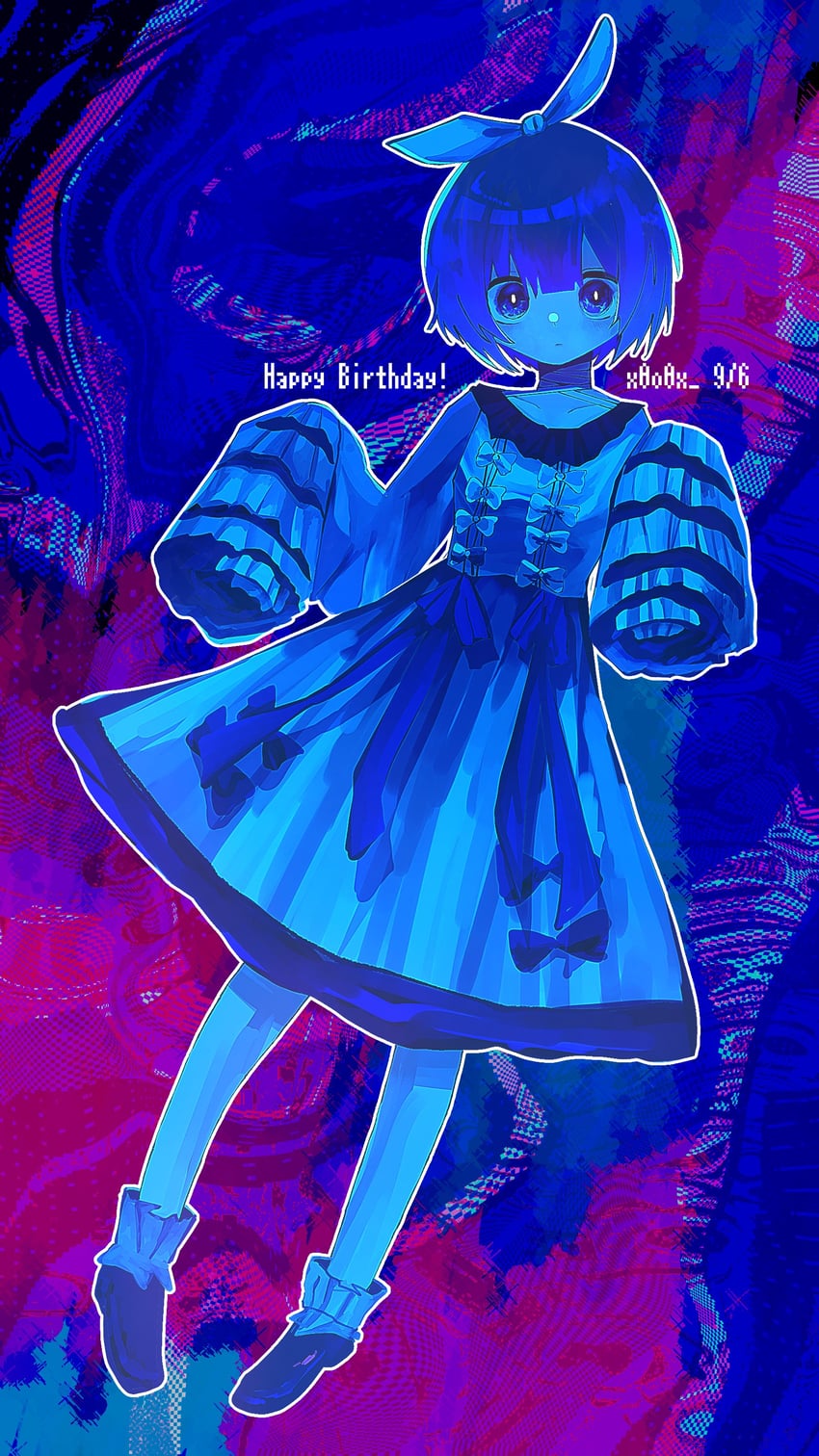 unnamed girl (indie utaite and 1 more) drawn by kuraumi_(ix_ra_ge96)