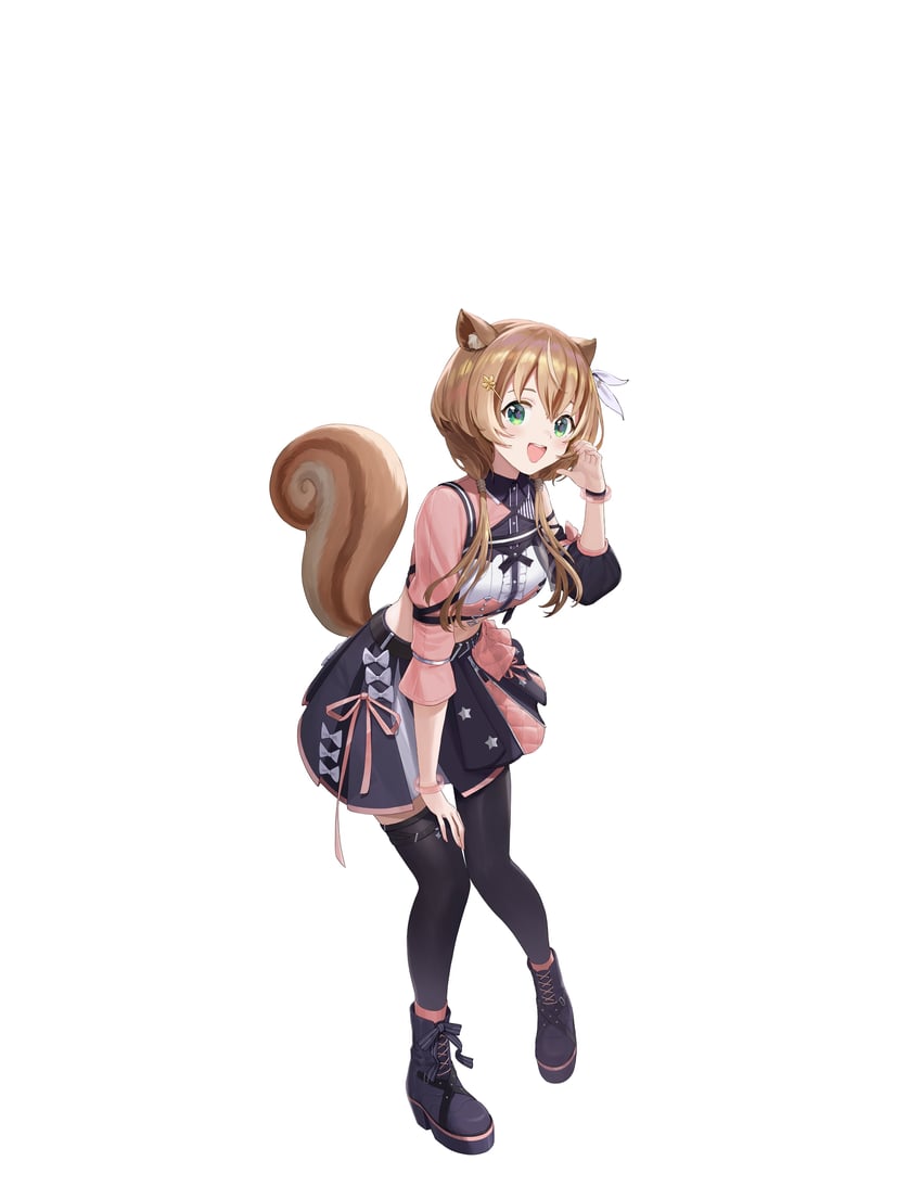 ayunda risu (hololive and 1 more) drawn by amagai_tarou and ekao