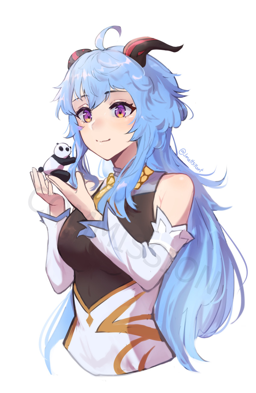 ganyu (genshin impact) drawn by jmatt37art