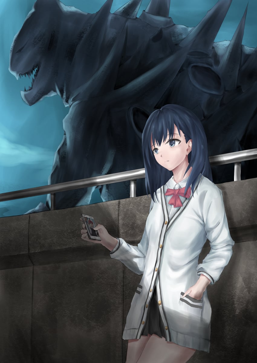 takarada rikka and hibiki yuuta (gridman universe and 1 more) drawn by nomadic-cart