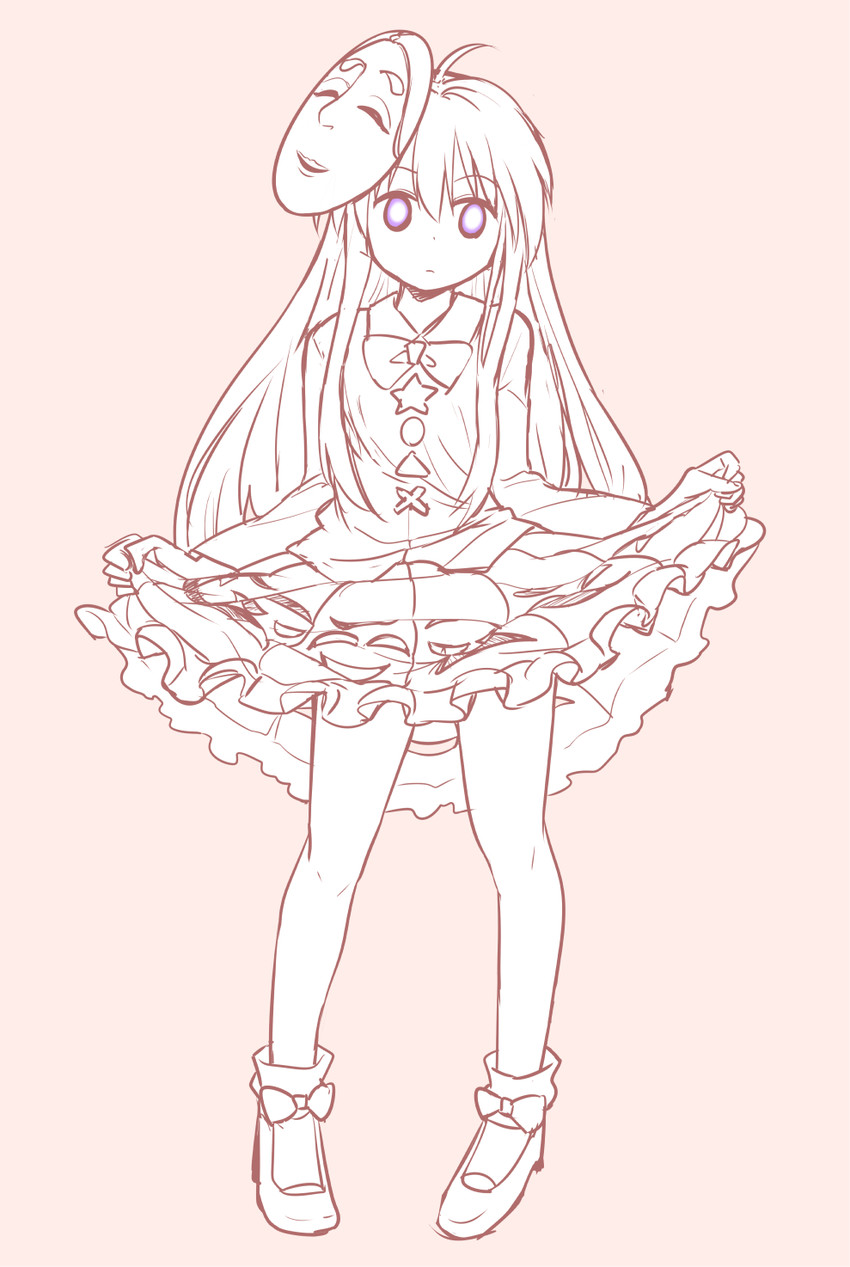 hata no kokoro (touhou) drawn by naegi_(naegidokoro)