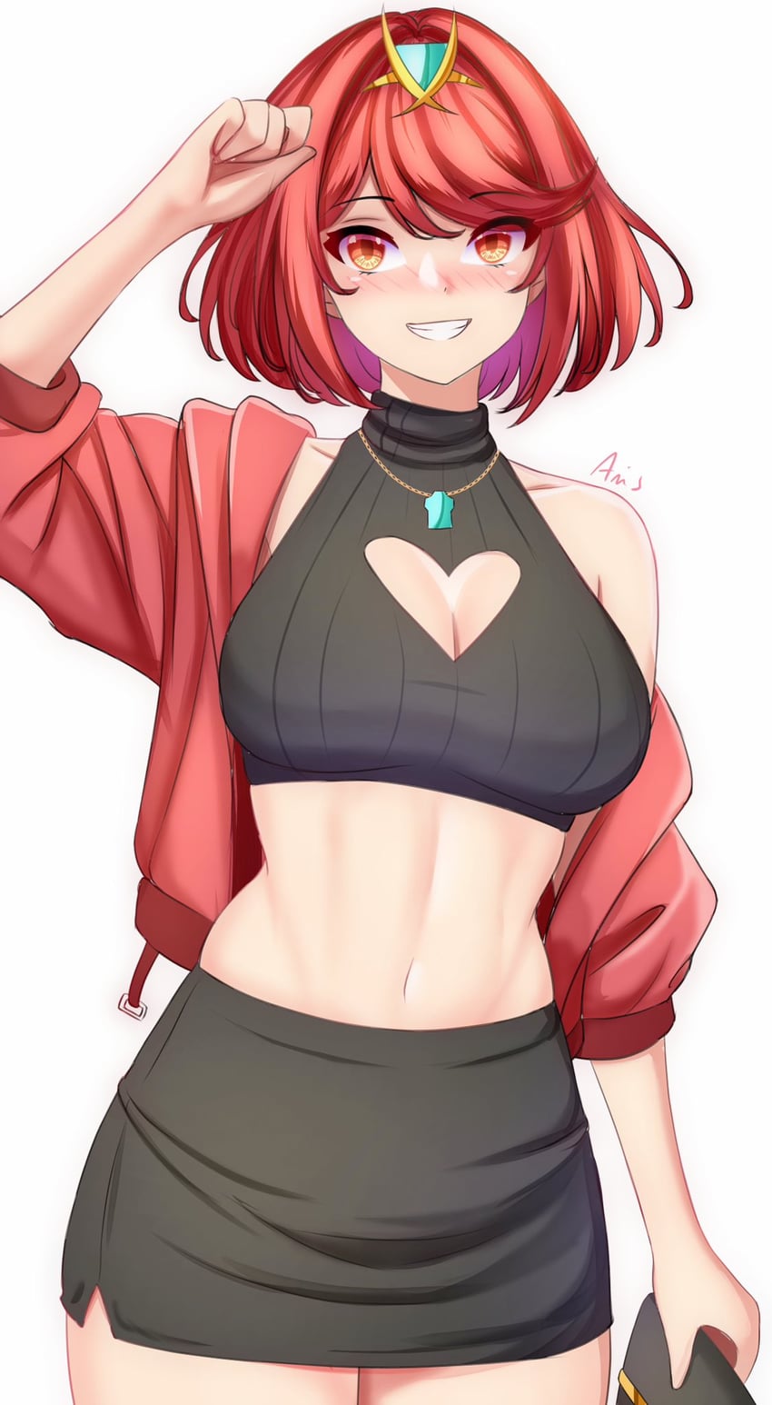 pyra (xenoblade chronicles and 1 more) drawn by anisdrawn