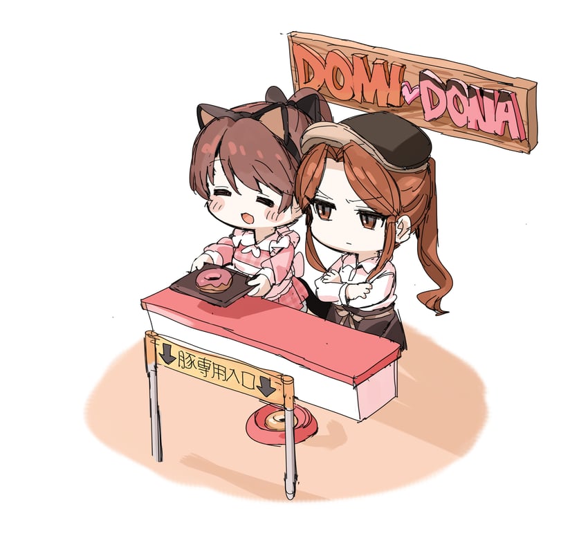 shiina noriko and zaizen tokiko (idolmaster and 1 more) drawn by spawnfoxy