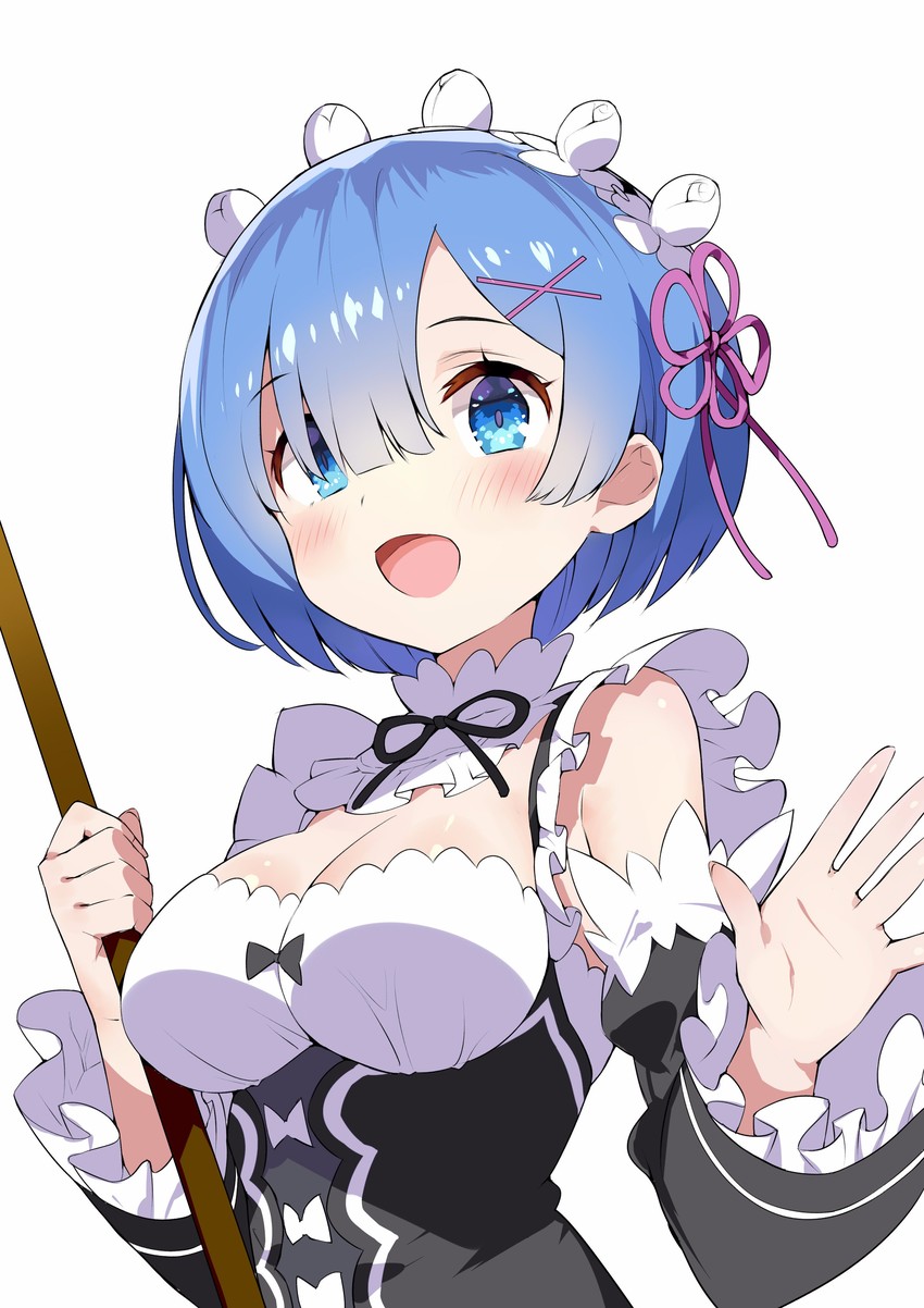 rem (re:zero kara hajimeru isekai seikatsu) drawn by gaou_(umaiyo_puyoman)