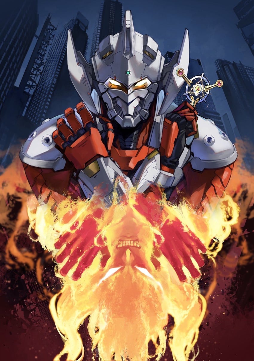 ultraman tarou and higashi koutarou (ultra series and 2 more) drawn by shimizu_eiichi and shimoguchi_tomohiro