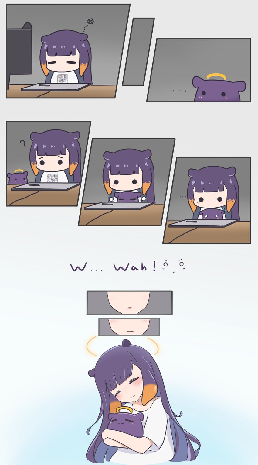 ninomae ina'nis and takodachi (hololive and 1 more) drawn by mpien