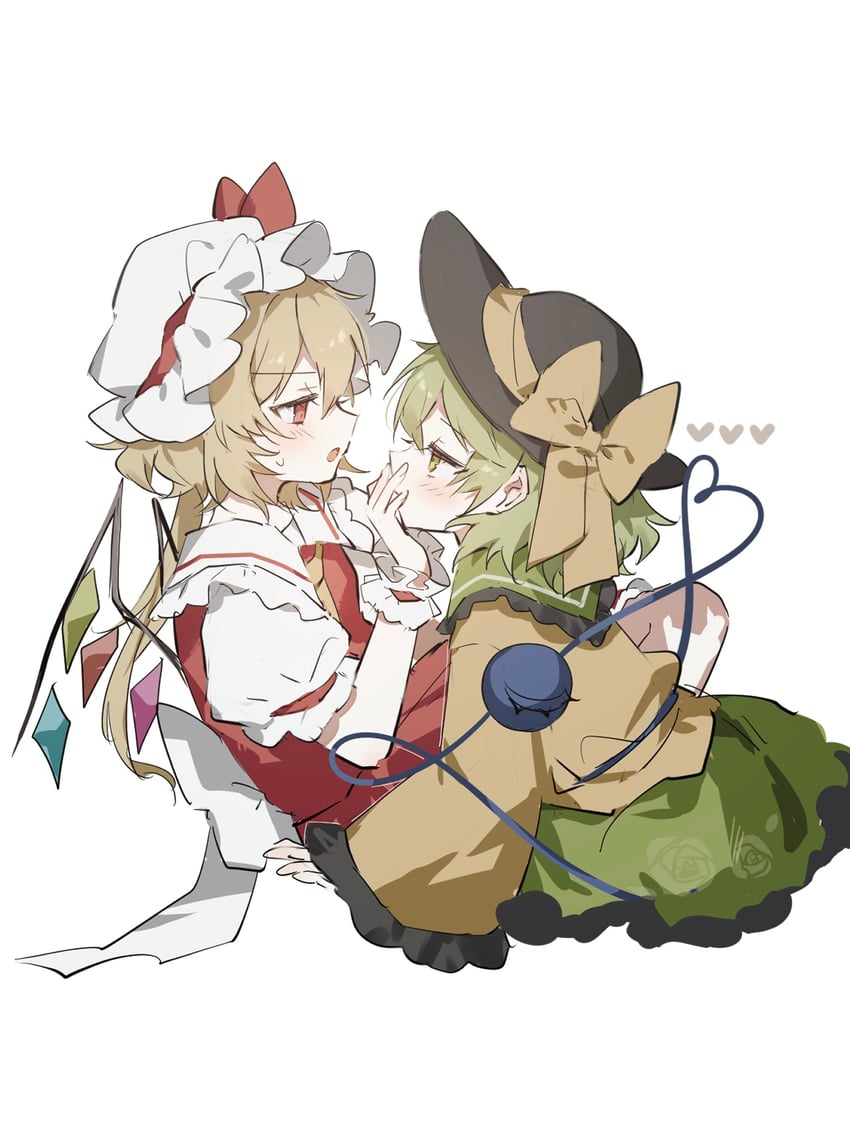 flandre scarlet and komeiji koishi (touhou) drawn by sorani_(kaeru0768)