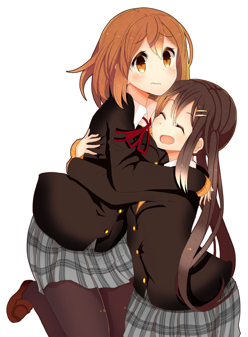 nakano azusa and hirasawa yui (k-on!) drawn by bel-tree