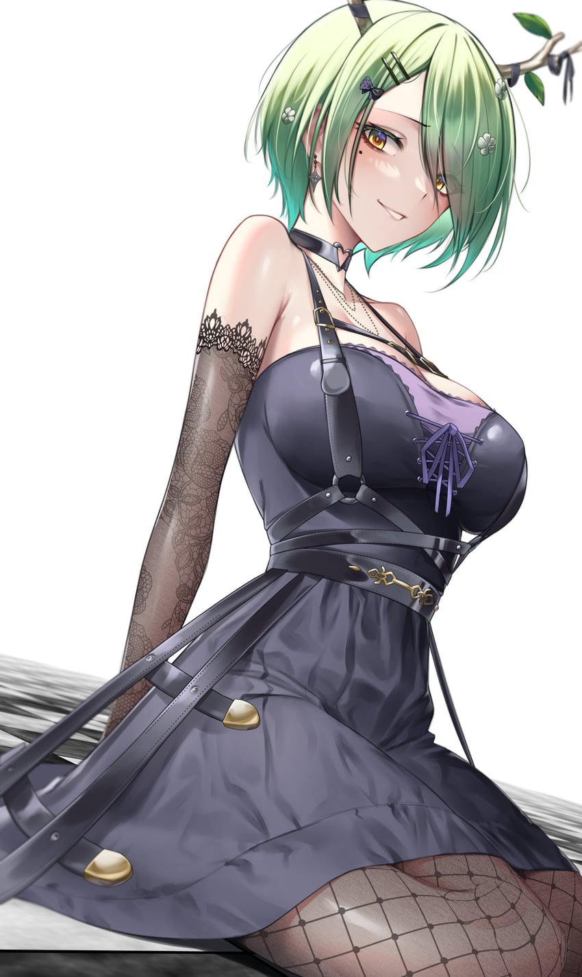 ceres fauna (hololive and 1 more) drawn by jellen_aura