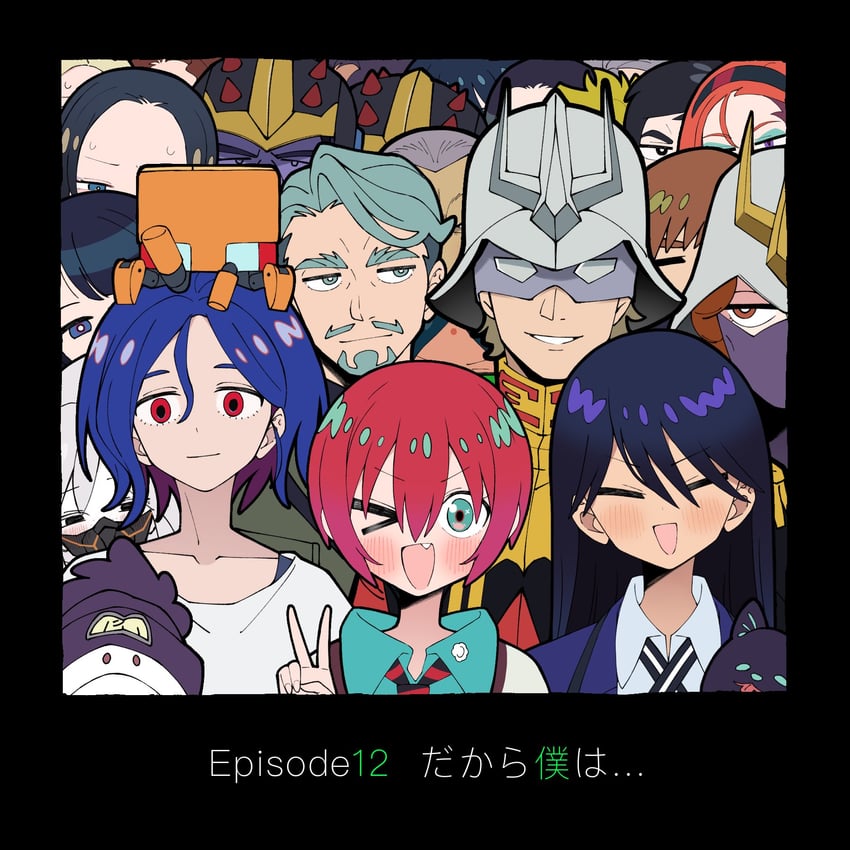 amate yuzuriha, haro, shuji ito, char aznable, nyaan, and 15 more (gundam and 1 more) drawn by sabi1234