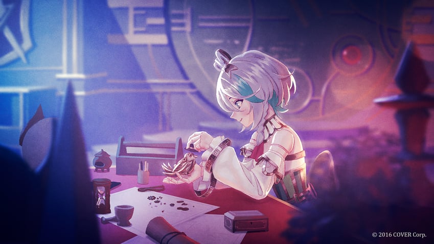 cecilia immergreen (hololive and 1 more) drawn by kunitarou-art