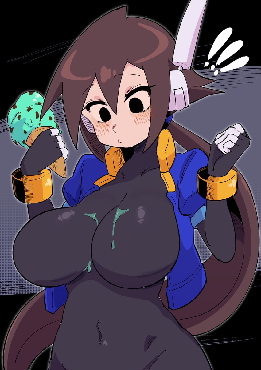 aile (mega man and 2 more) drawn by buzzlyears