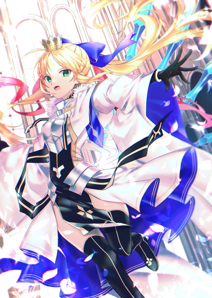 artoria pendragon and artoria caster (fate and 1 more) drawn by sunanogimo