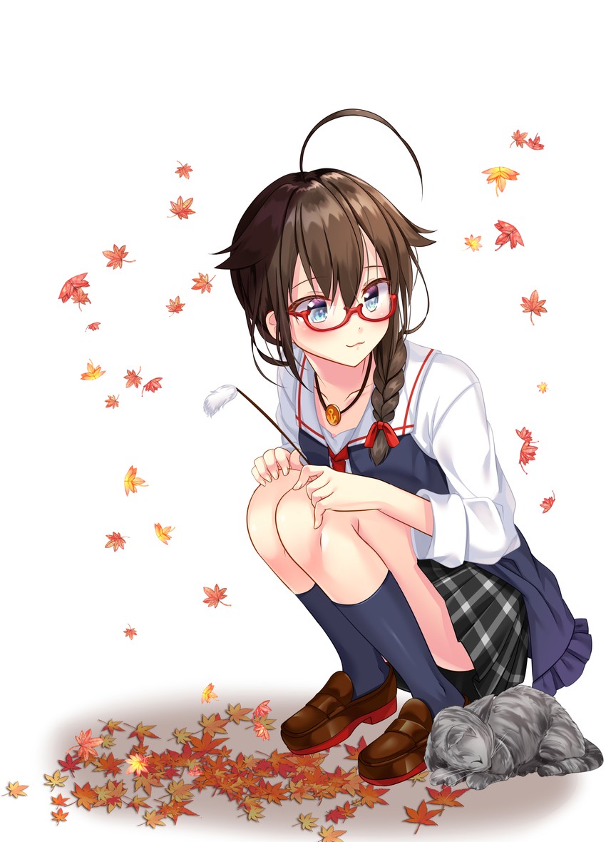 shigure and shigure kai ni (kantai collection) drawn by kiiro_kurumi
