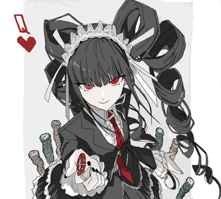 celestia ludenberg (danganronpa and 1 more) drawn by user_mtkx5877