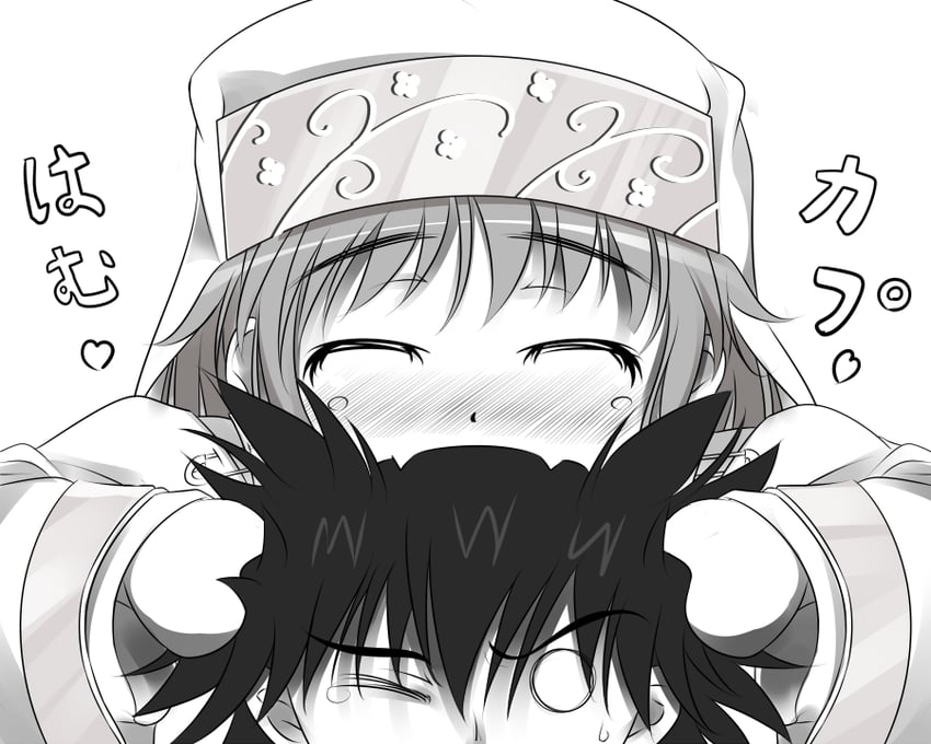 kamijou touma and index (toaru majutsu no index and 1 more) drawn by shin_(highest1192)