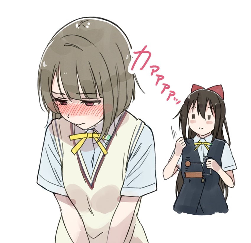 osaka shizuku and nakasu kasumi (love live! and 1 more) drawn by tata_(tataice)