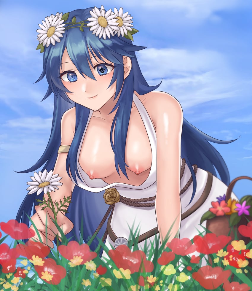 c.c. and lucina (fire emblem and 2 more) drawn by hazuki_(nyorosuke)
