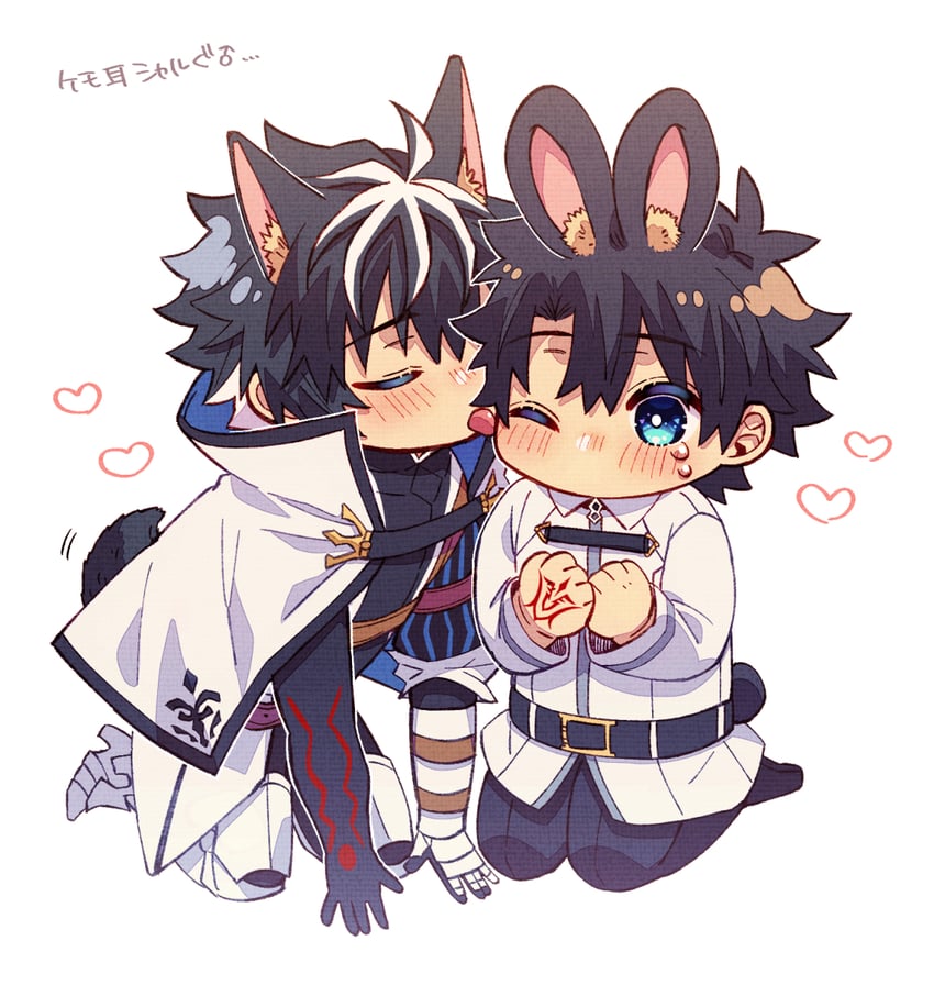 fujimaru ritsuka and charlemagne (fate and 1 more) drawn by nagita_(nagi)