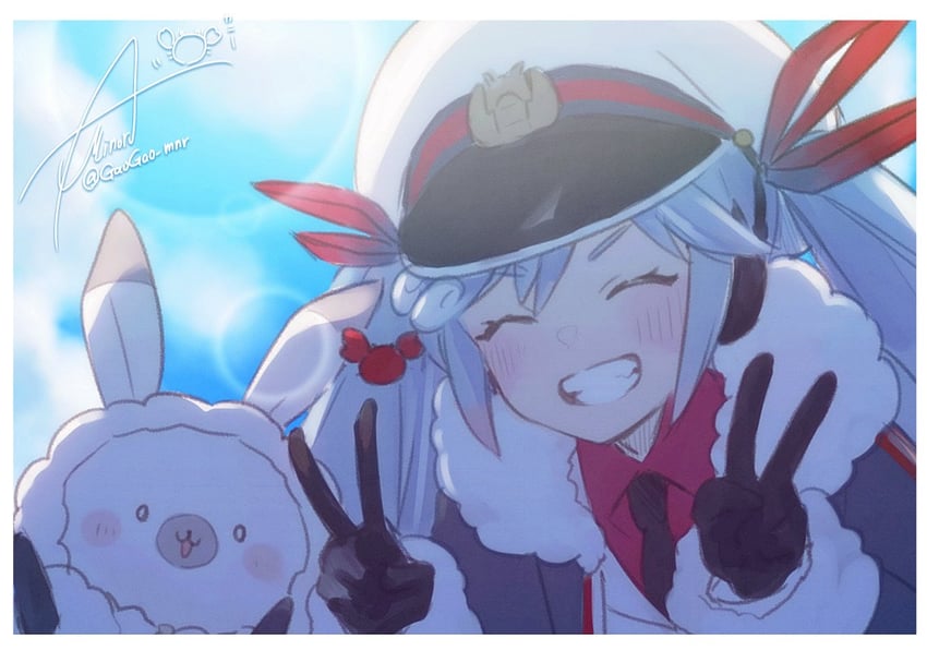 hatsune miku, yuki miku, and rabbit yukine (vocaloid) drawn by asagao_minoru