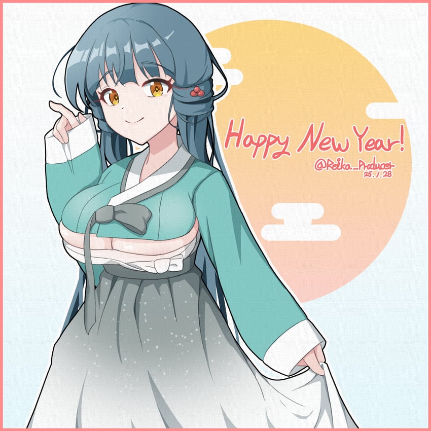 kitakami reika (idolmaster and 2 more) drawn by nillis