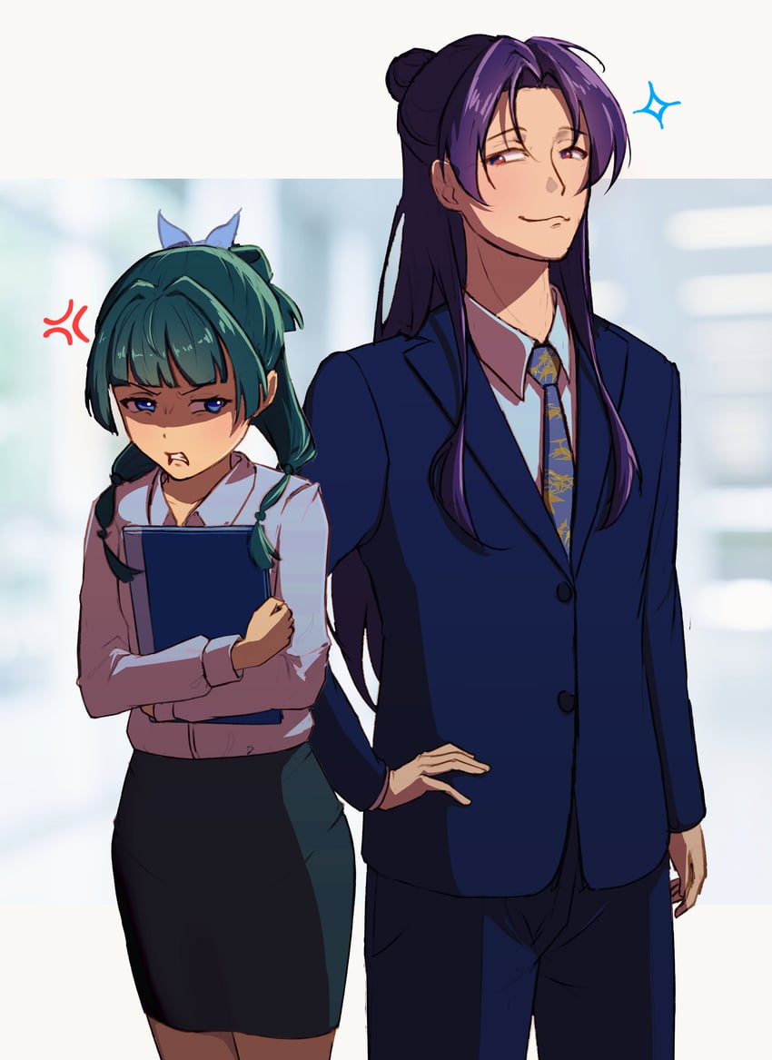 maomao and jinshi (kusuriya no hitorigoto) drawn by fukaikiri