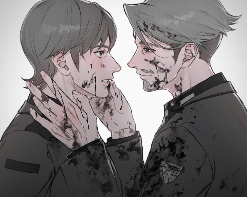 challia bull and xavier olivette (gundam and 1 more) drawn by takotamq