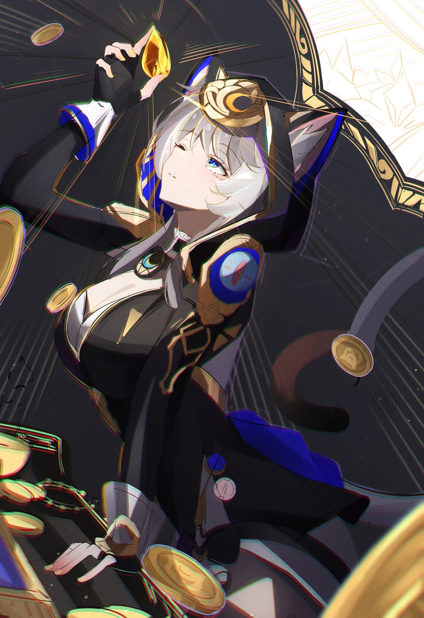 cipher (honkai and 1 more) drawn by voi_271