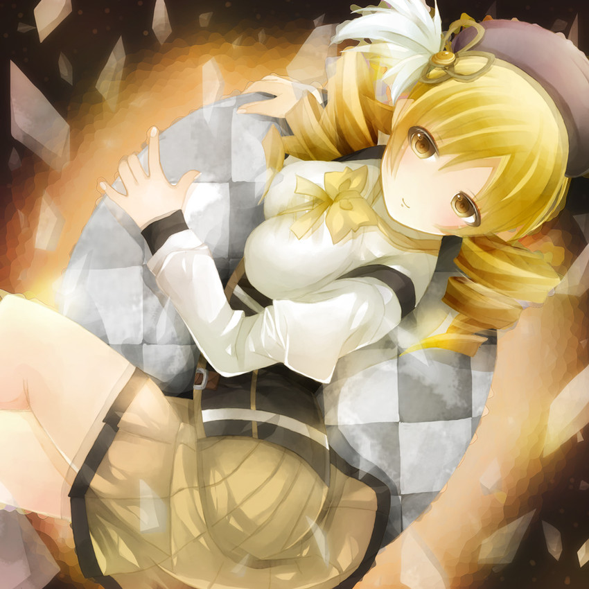 tomoe mami (mahou shoujo madoka magica) drawn by hiroki-a56