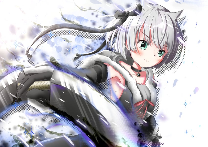 azusa mifuyu (mahou shoujo madoka magica and 1 more) drawn by schuschuschultz