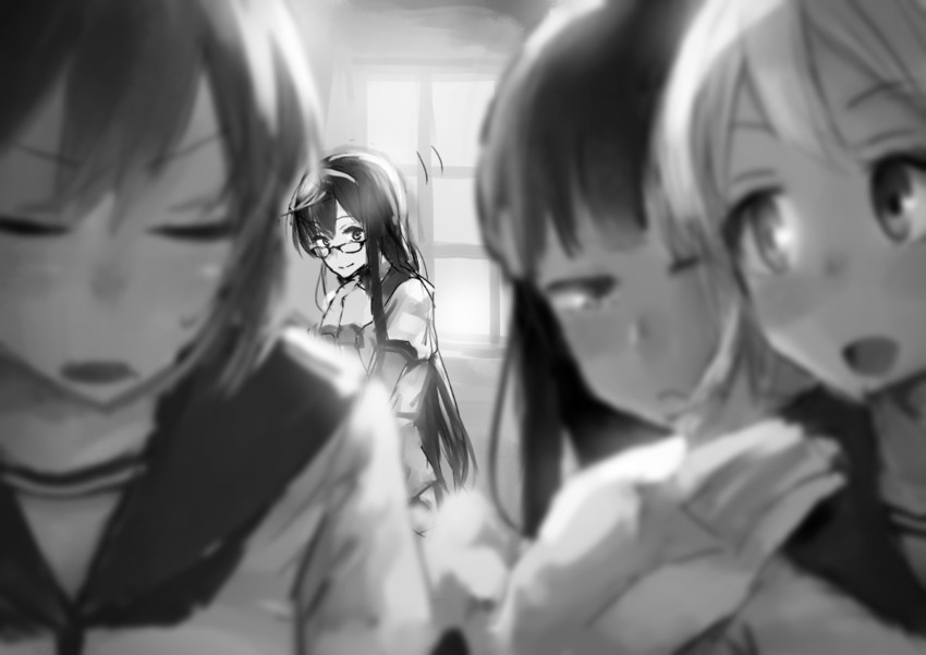 fubuki, ooyodo, and hatsuyuki (kantai collection) drawn by ken_sogen