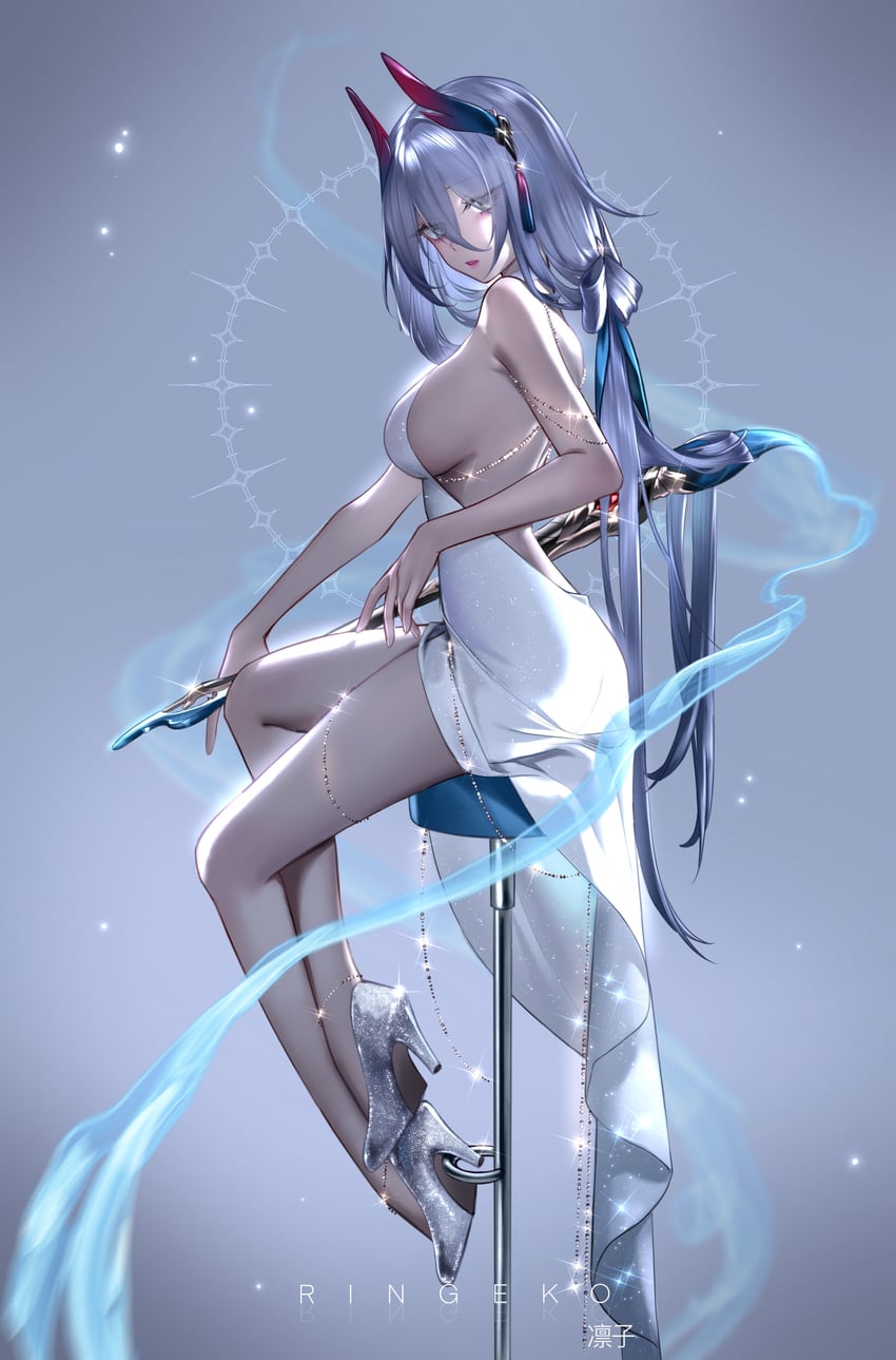 hanya (honkai and 1 more) drawn by ringeko-chan