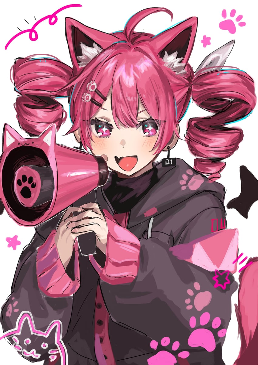 kasane teto and kasane neko (utau and 1 more) drawn by iwashi_(wawaisi_iwasi)