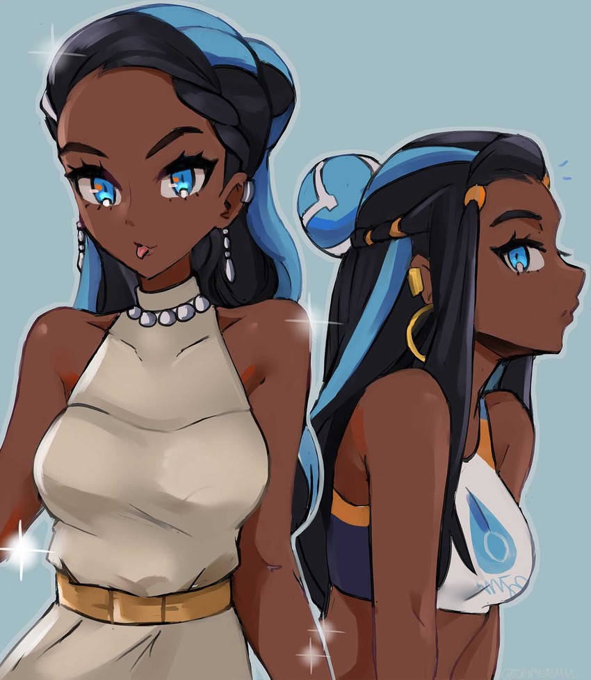 nessa (pokemon and 1 more) drawn by tommy_(kingdukeee)