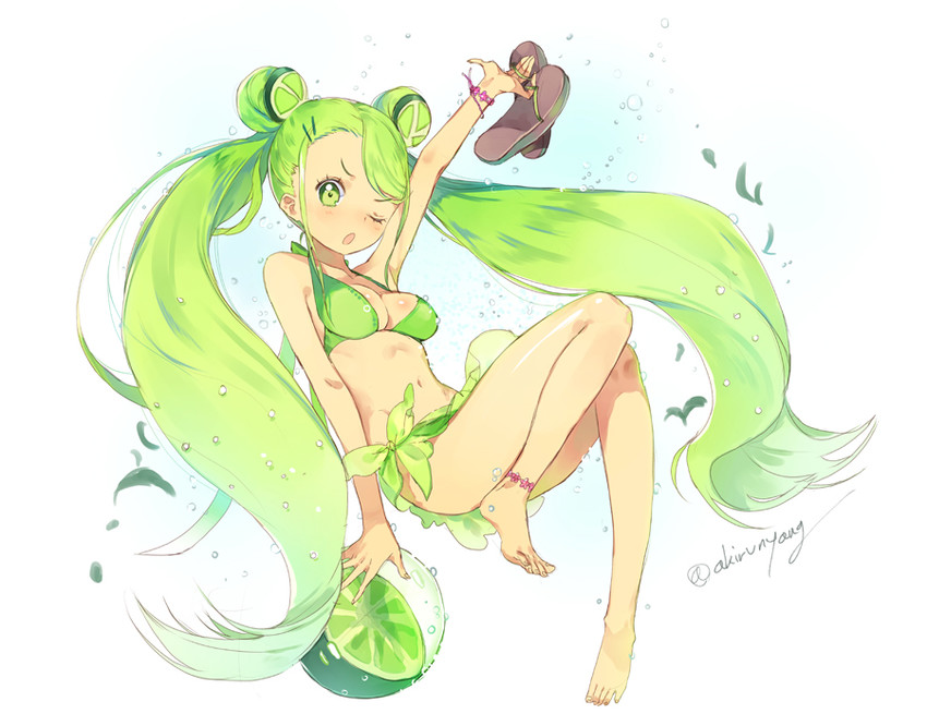 lime cookie (cookie run and 1 more) drawn by macciatto_(aciel02)