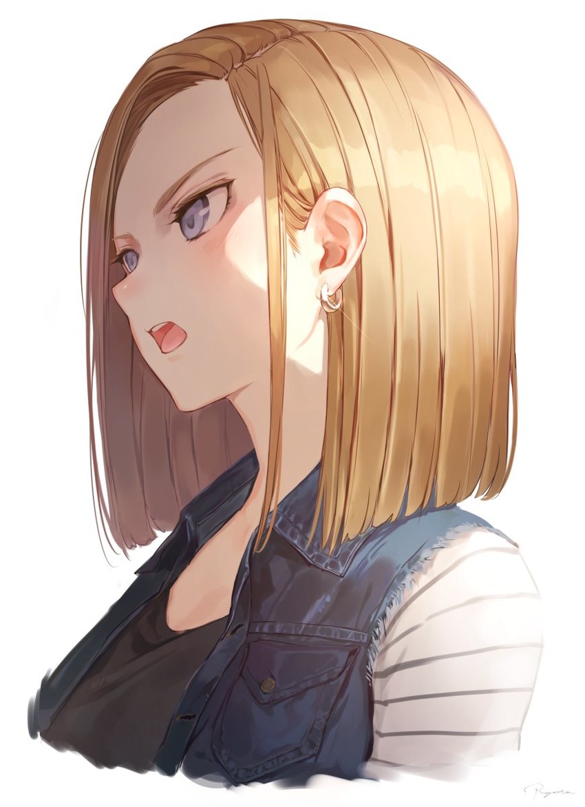 android 18 (dragon ball and 1 more) drawn by ryota_(ry_o_ta)