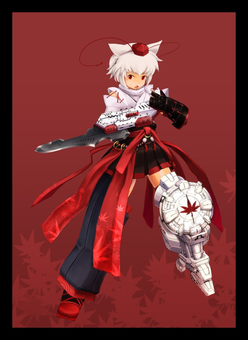 inubashiri momiji (touhou and 3 more) drawn by solokov_(okb-999)