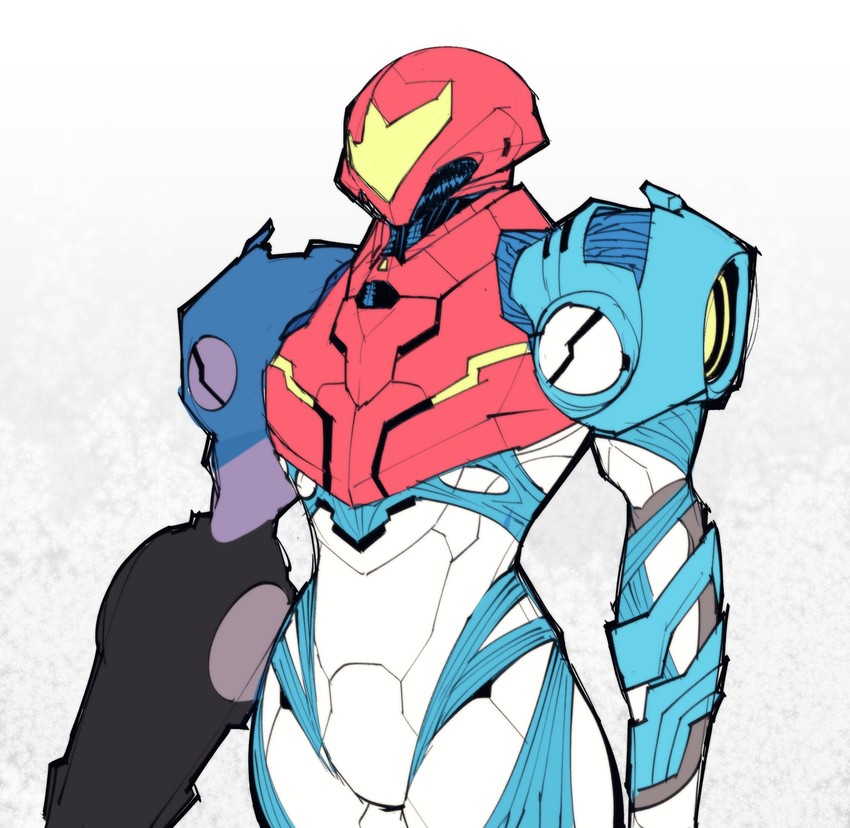 samus aran (metroid and 1 more) drawn by ianoquinnzel