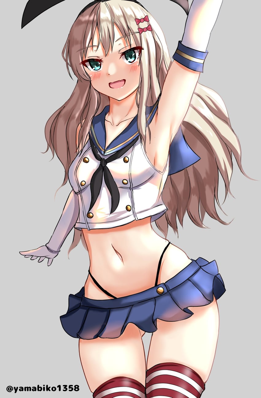 shimakaze and grecale (kantai collection) drawn by mizuki_(uzuki_no_sato)