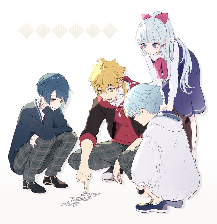 kamisato ayaka, xingqiu, chongyun, and thoma (genshin impact and 1 more) drawn by uro_(urooooboe)