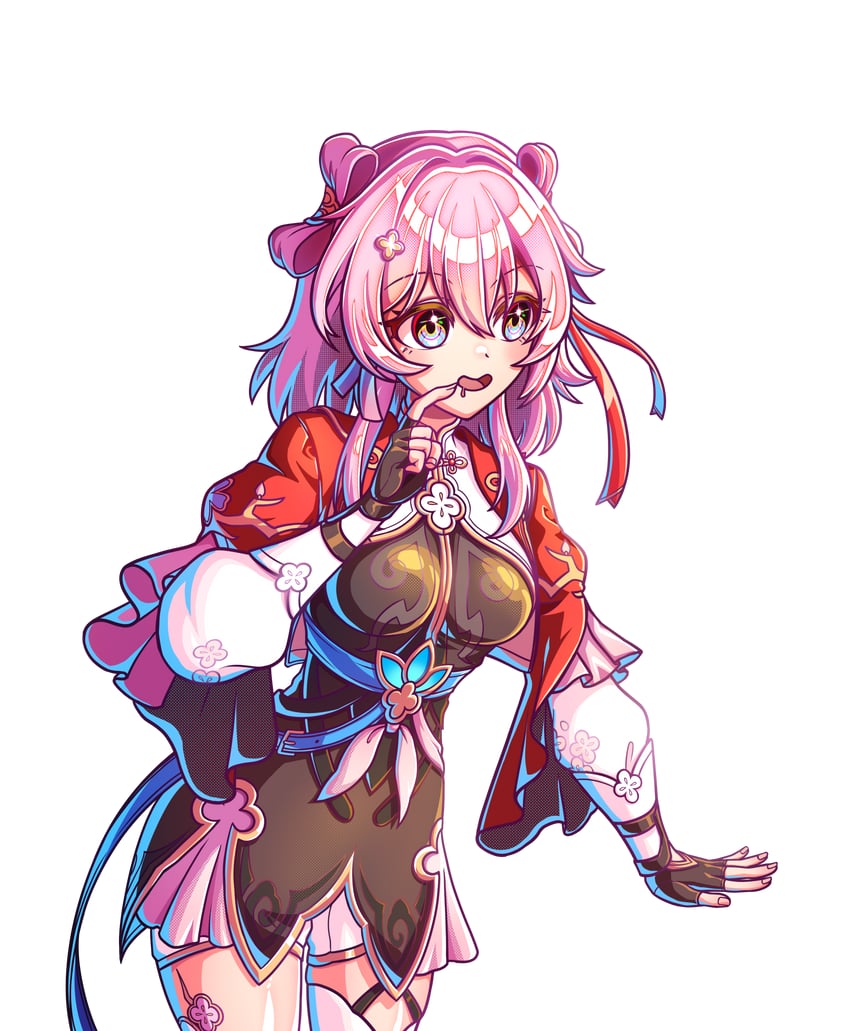march 7th (honkai and 1 more) drawn by cookienim