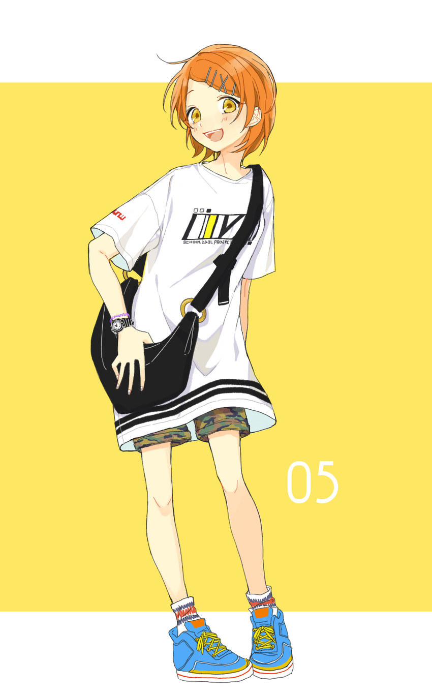 hoshizora rin (love live! and 1 more) drawn by azuma_(no488888)