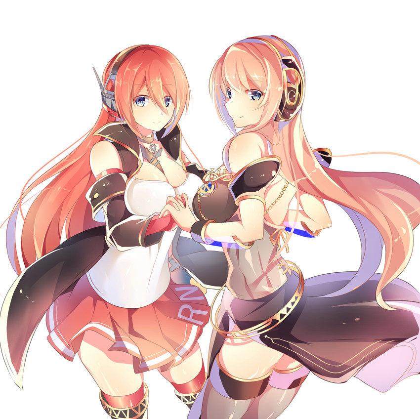 megurine luka, ranger, and asakawa yuu (vocaloid and 1 more) drawn by yuken_52