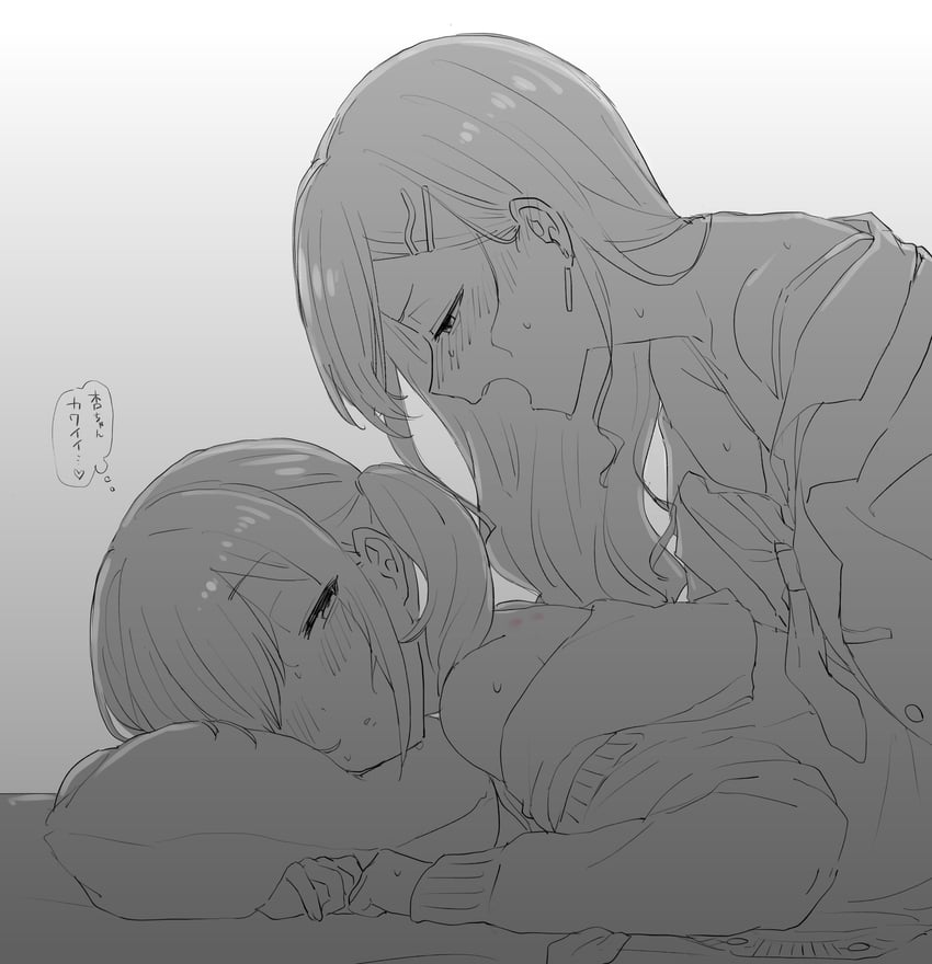 shiraishi an and azusawa kohane (project sekai) drawn by akkgsyk